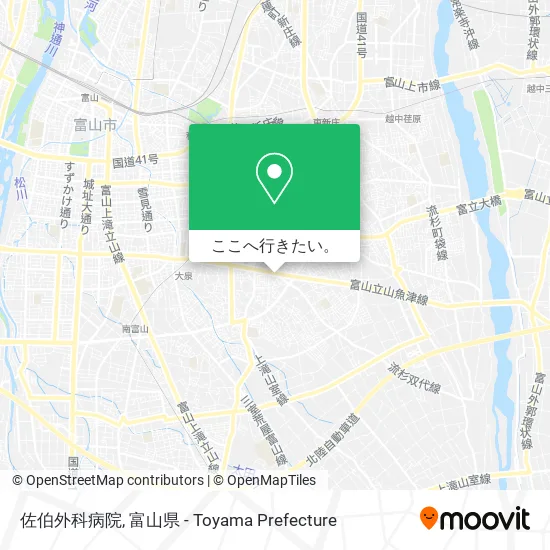 佐伯外科病院地図