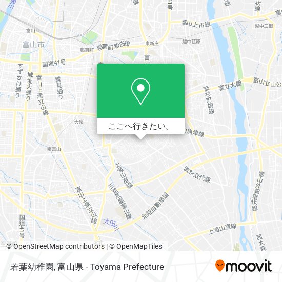 若葉幼稚園地図
