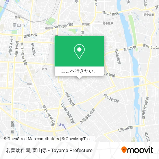 若葉幼稚園地図