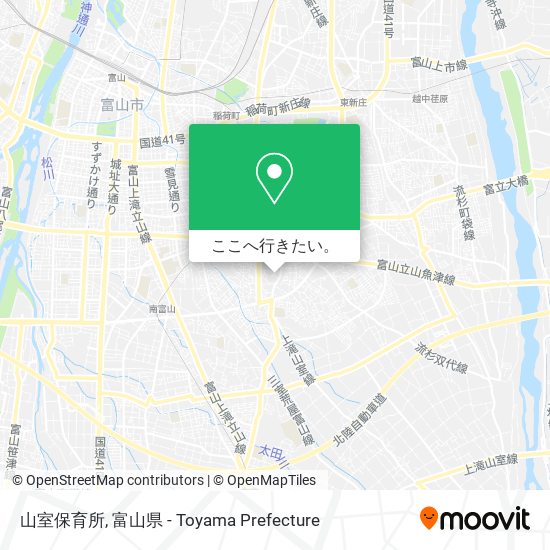 山室保育所地図