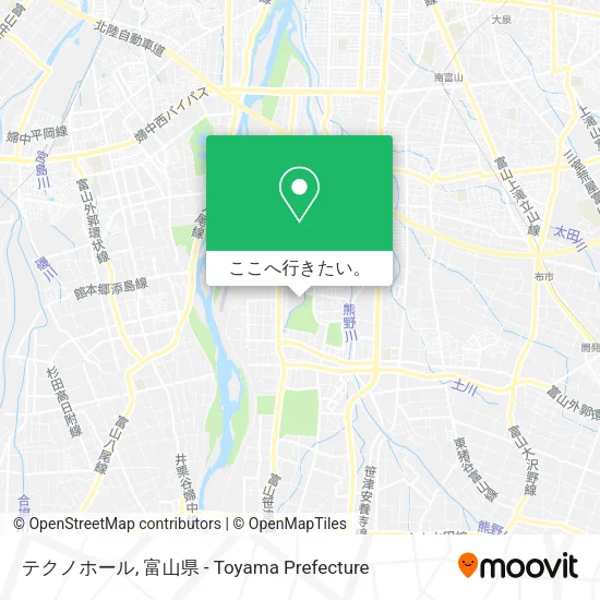 テクノホール地図