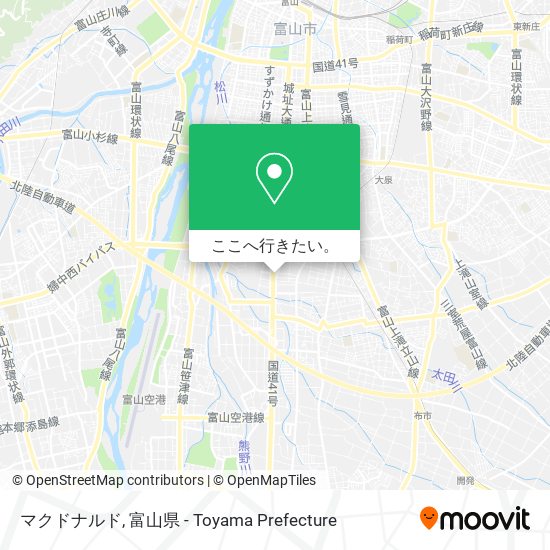 マクドナルド地図