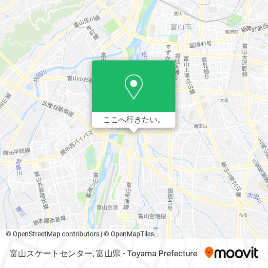 富山スケートセンター地図