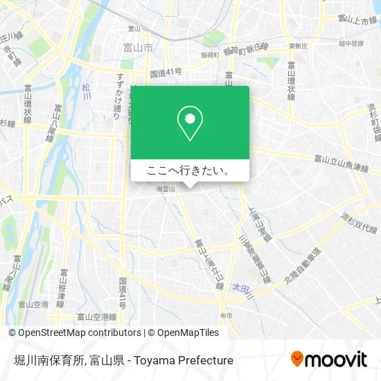 堀川南保育所地図
