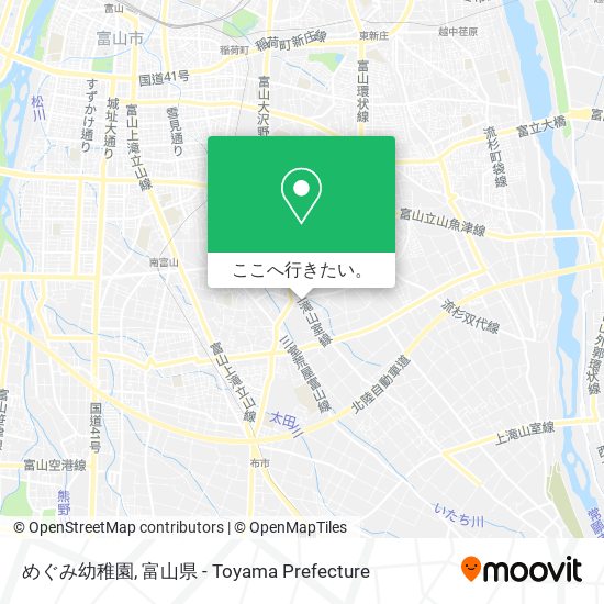 めぐみ幼稚園地図