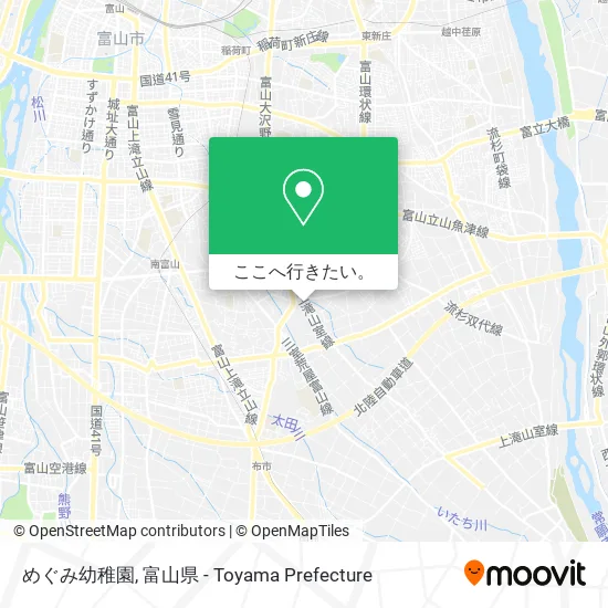 めぐみ幼稚園地図