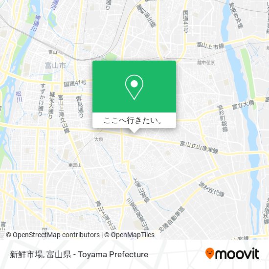 新鮮市場地図