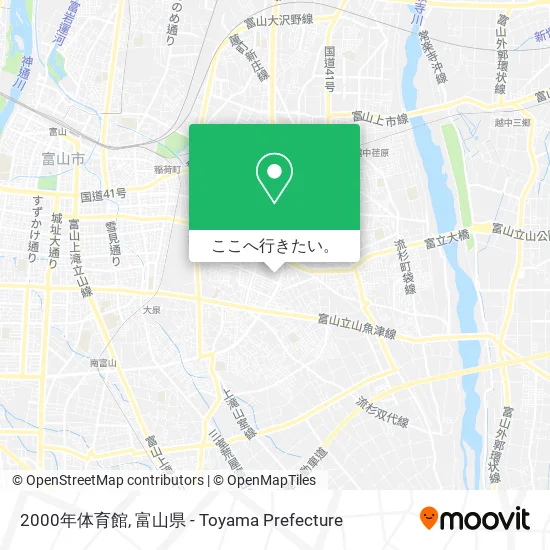 2000年体育館地図