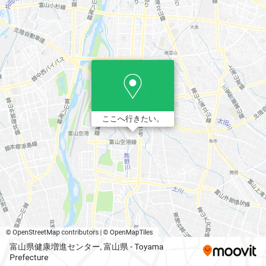 富山県健康増進センター地図