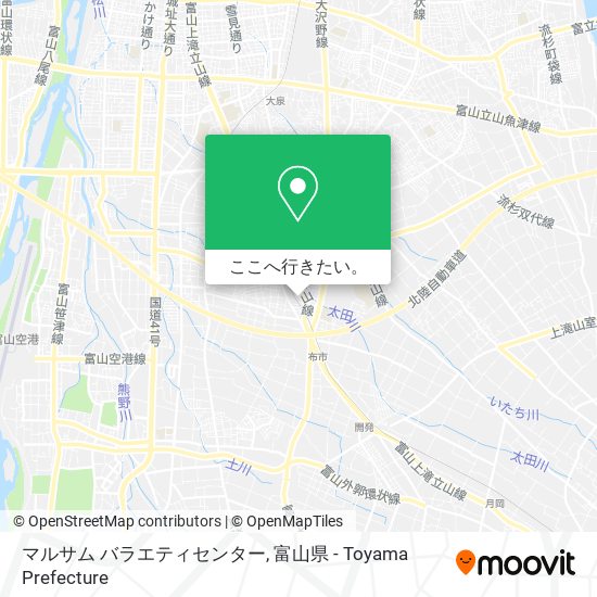 マルサム バラエティセンター地図