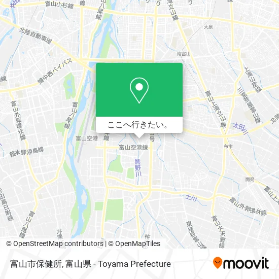 富山市保健所地図