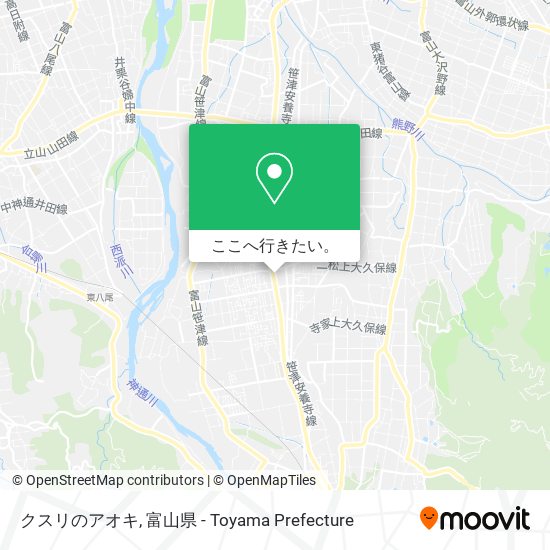 クスリのアオキ地図