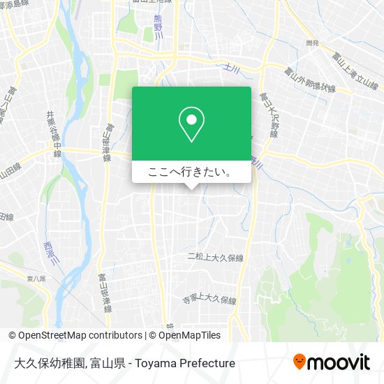 大久保幼稚園地図