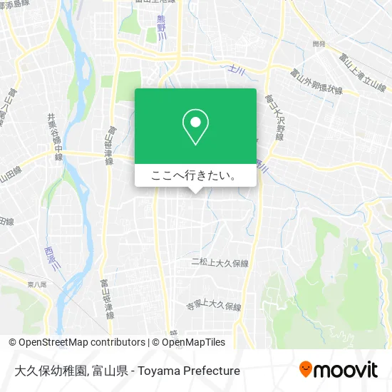 大久保幼稚園地図
