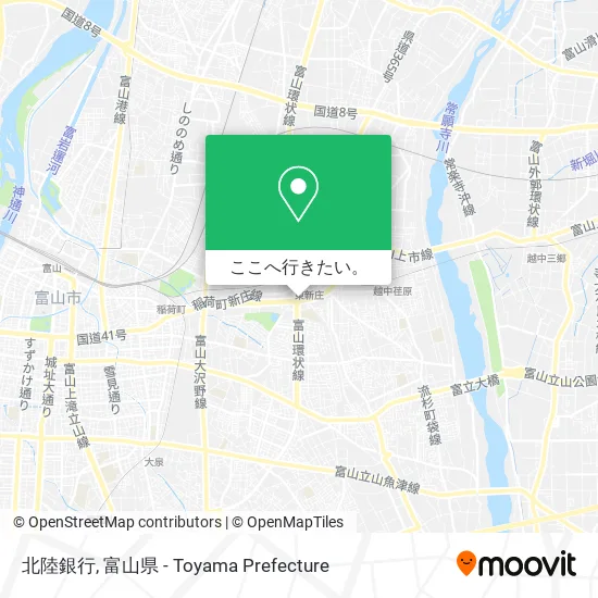 北陸銀行地図