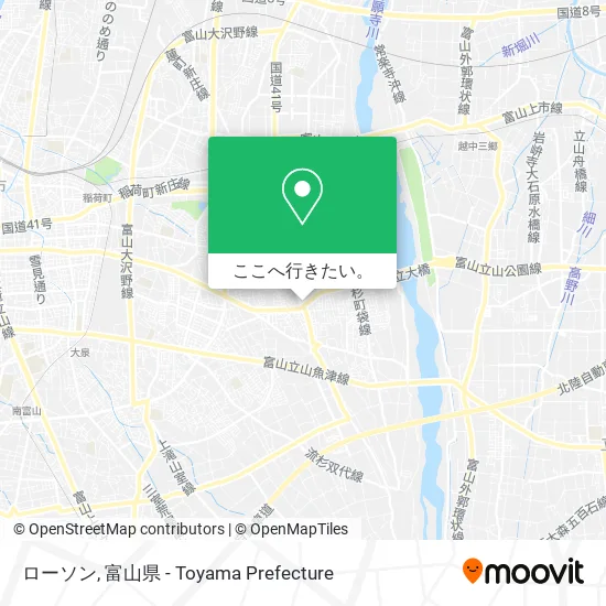 ローソン地図