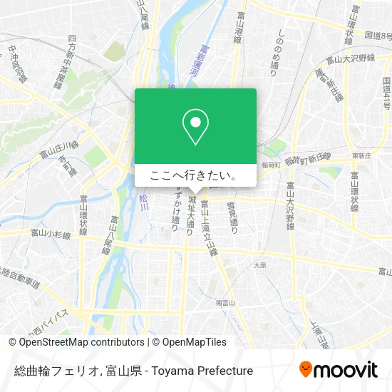 総曲輪フェリオ地図