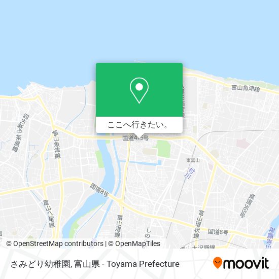 さみどり幼稚園地図