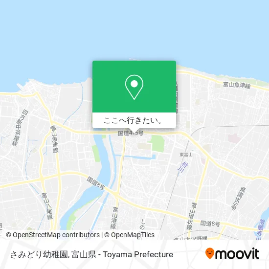 さみどり幼稚園地図