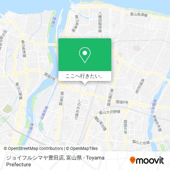 ジョイフルシマヤ豊田店地図