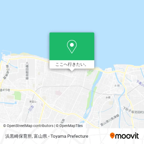 浜黒崎保育所地図