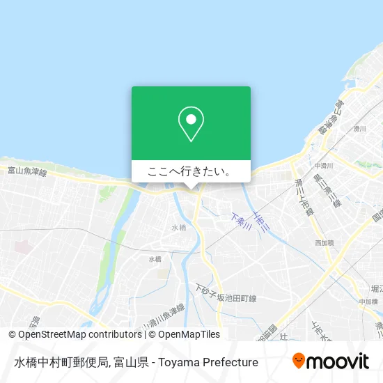 水橋中村町郵便局地図