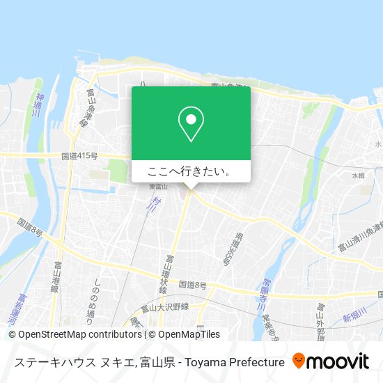 ステーキハウス ヌキエ地図