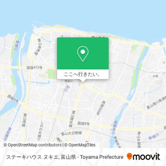 ステーキハウス ヌキエ地図