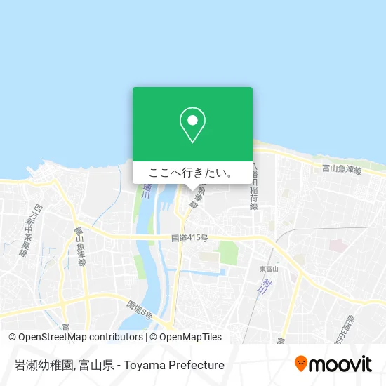 岩瀬幼稚園地図