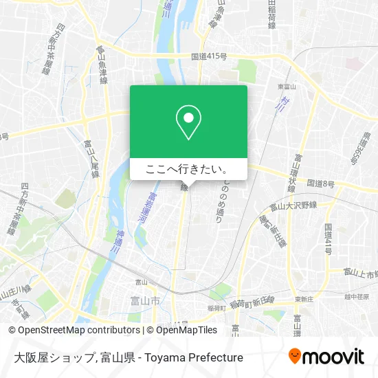 大阪屋ショップ地図