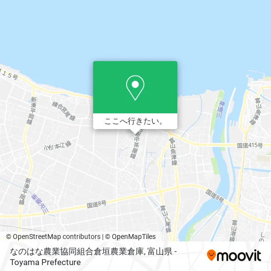 なのはな農業協同組合倉垣農業倉庫地図