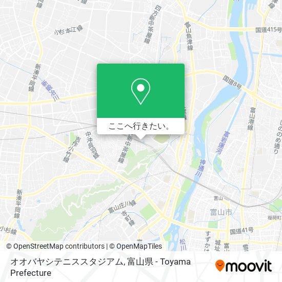 オオバヤシテニススタジアム地図