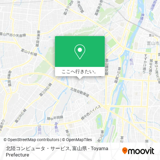 北陸コンピュータ・サービス地図
