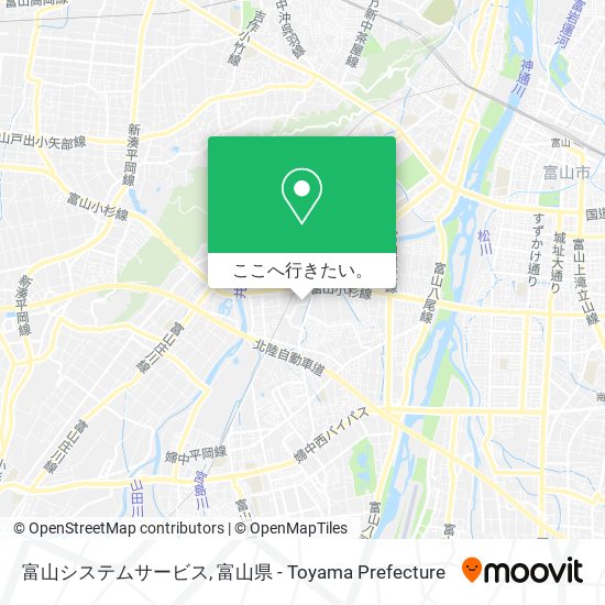 富山システムサービス地図