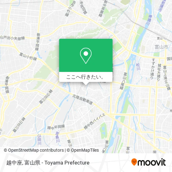 越中座地図