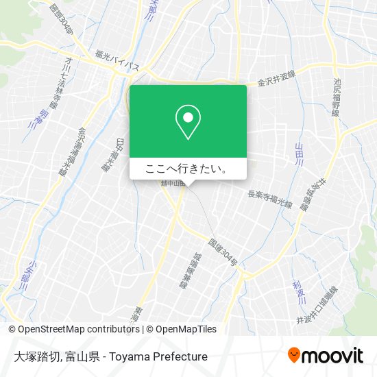 大塚踏切地図