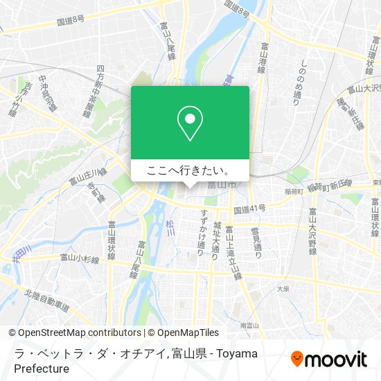 ラ・ベットラ・ダ・オチアイ地図