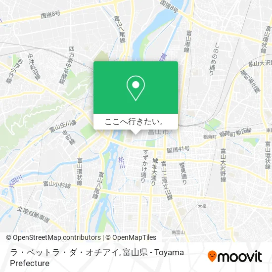 ラ・ベットラ・ダ・オチアイ地図
