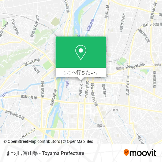 まつ川地図