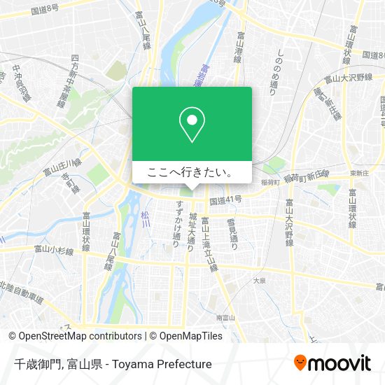 千歳御門地図