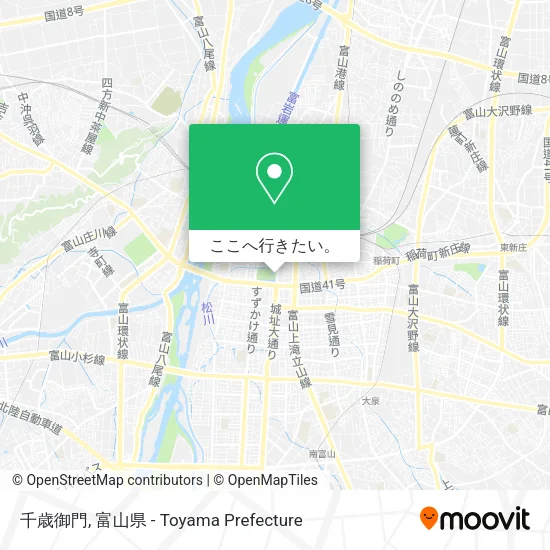 千歳御門地図