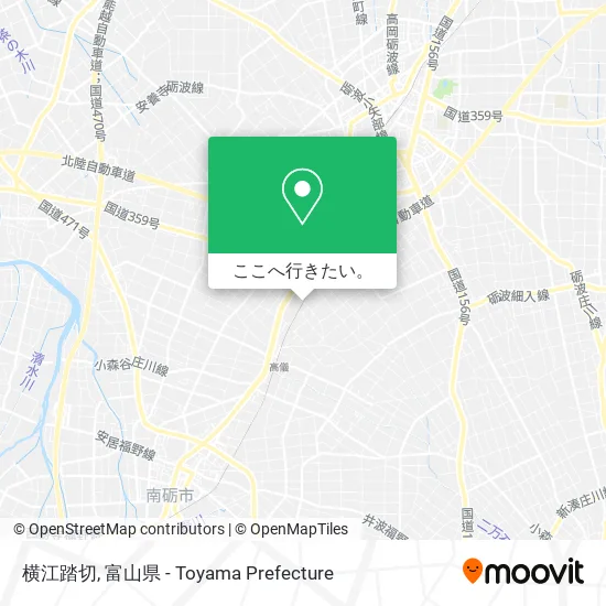 横江踏切地図