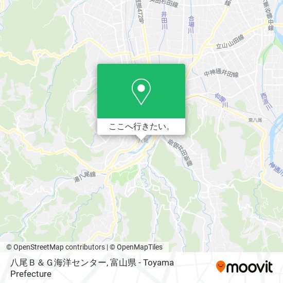 八尾Ｂ＆Ｇ海洋センター地図