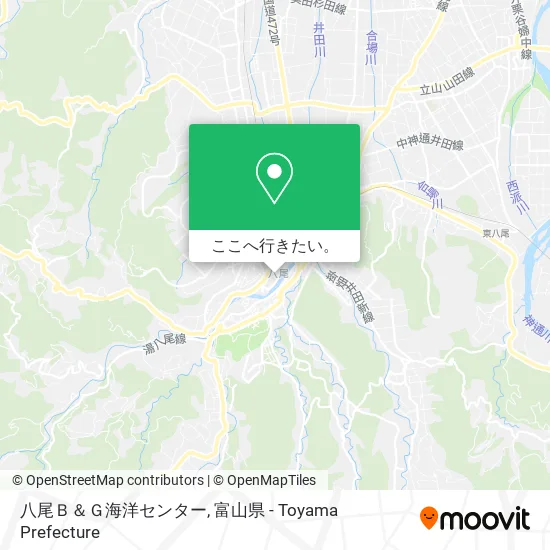 八尾Ｂ＆Ｇ海洋センター地図