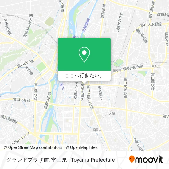 グランドプラザ前地図