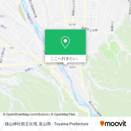 雄山神社前立社壇地図