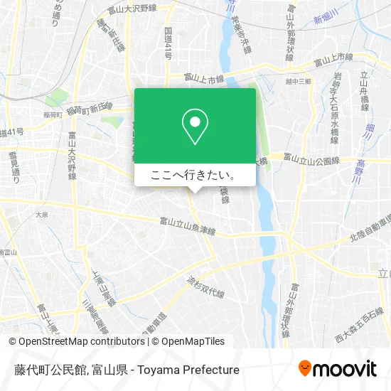 藤代町公民館地図