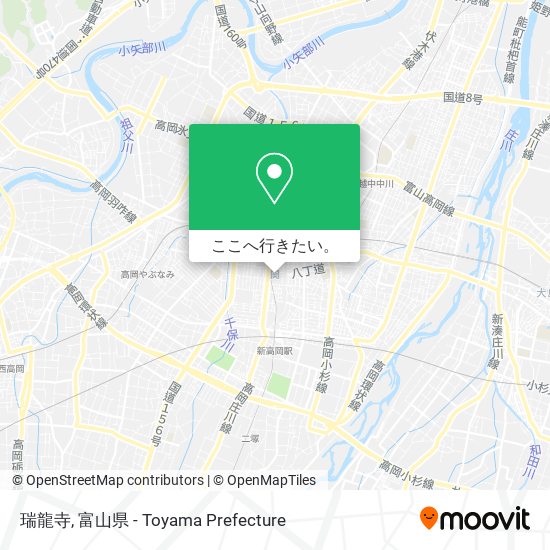 瑞龍寺地図