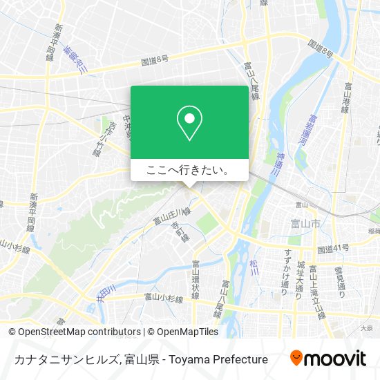 カナタニサンヒルズ地図