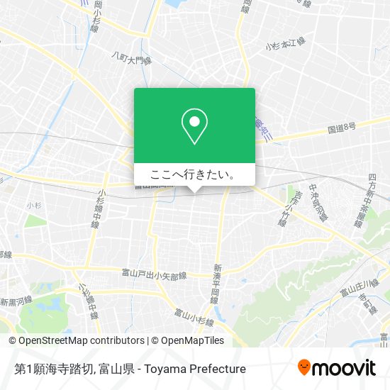 第1願海寺踏切地図
